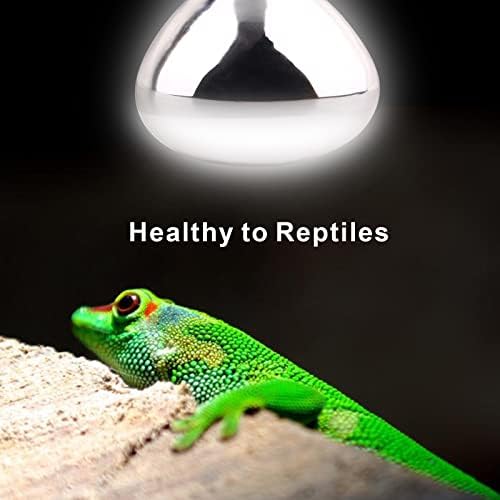 DERNORD Mercury Vapour Bulb - 160W UVA UVB Heat Lamp for Reptiles
