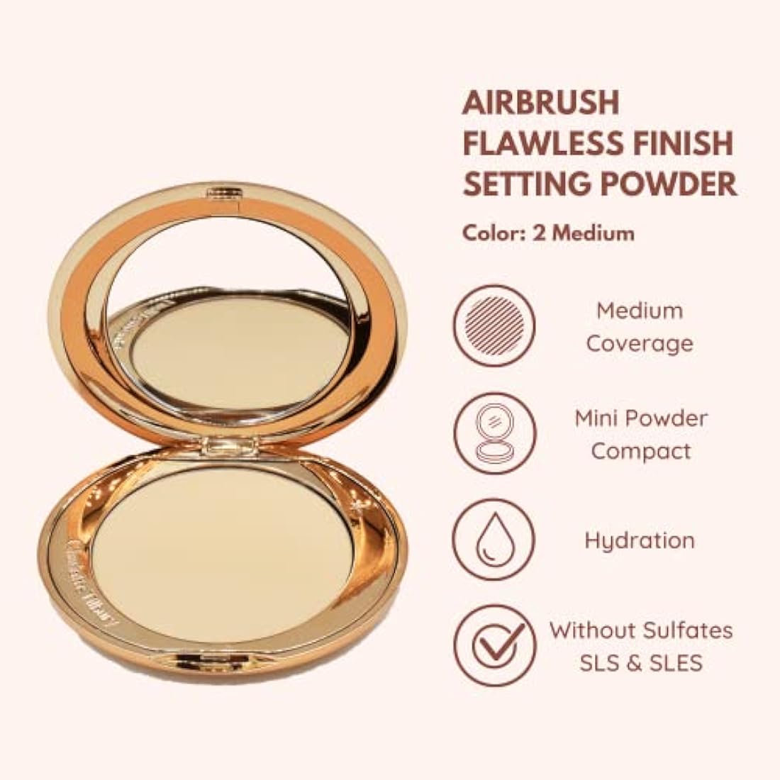 Charlotte Tilbury Airbrush Flawless Finish Micro Setting Powder – Medium