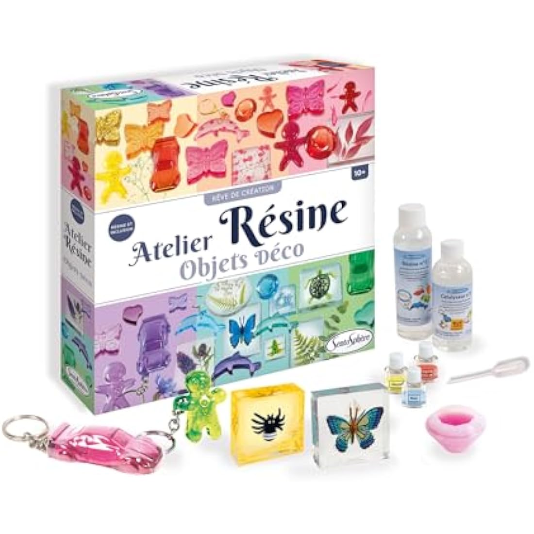 Sentosphère Atelier Résine – Kit Créatif et Scientifique pour Enfants