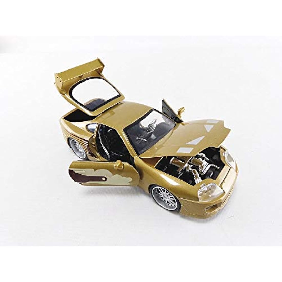 Jada Fast and Furious 1:24 '95 Toyota Supra Diecast Model Car - Gold