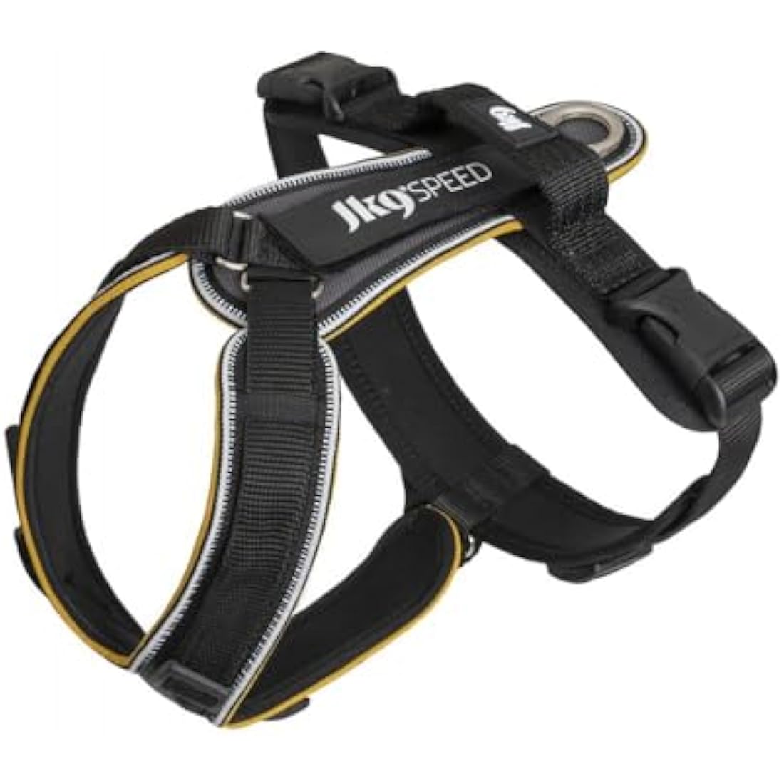 Julius-K9 JK9 Speed Dog Harness - Gray Adjustable Running Harness - Size M