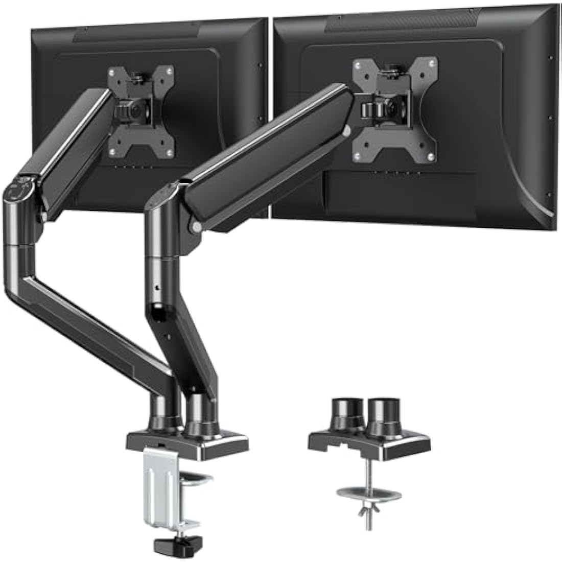 ELIVED Dual Monitor Arm – Gas Spring Stand for 13-32 Inch Screens