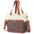 JOYHILL Insulated Lunch Bag – Leakproof Reusable Cooler Tote, Brown
