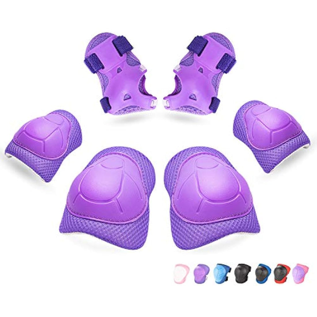 RUNDONG Kids Protective Gear Set – 3-in-1 Knee Elbow Pads & Wrist Guards