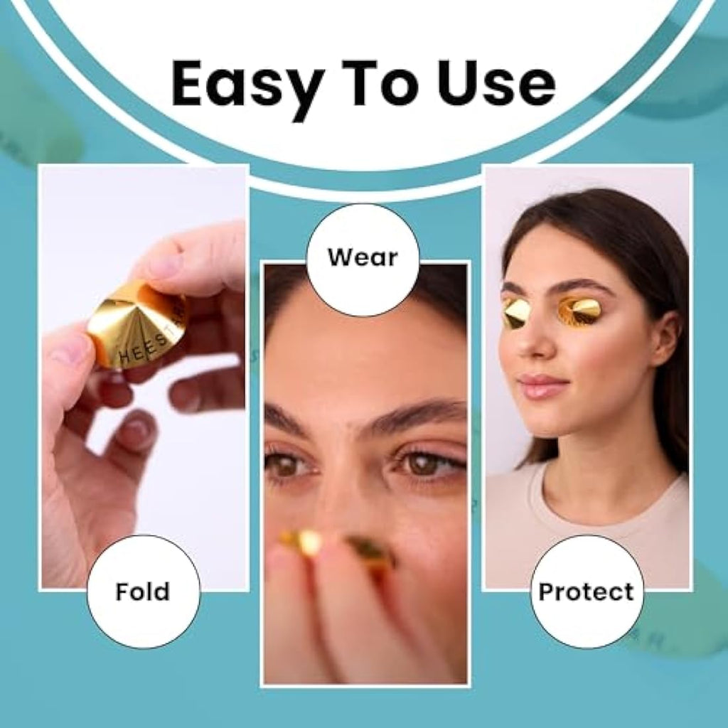 Disposable Tanning Eye Shields – 50 Pairs UV Protection Cones