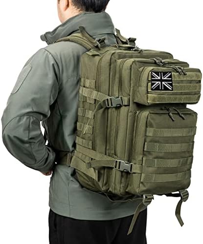 Jolof Store 45L Military Tactical Backpack – Molle Army Assault Pack