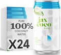 Jax Coco Pure Coconut Water – 100% Natural Hydration – 24 x 330ml Cans