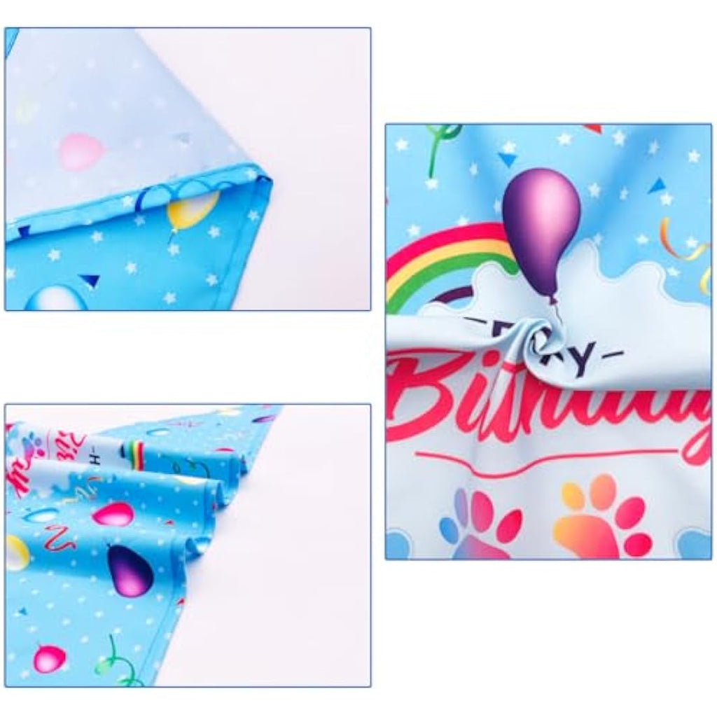 Jolof Store Blue Dog 1st Birthday Hat and Bandana Set for Small Medium Pets