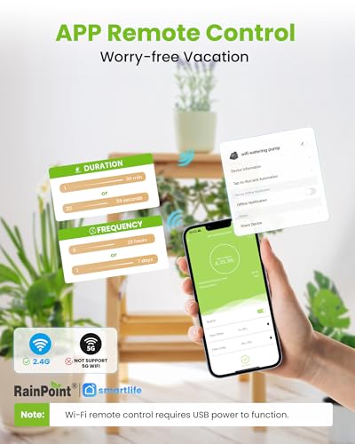 RAINPOINT WiFi Automatic Watering System – Smart Drip Irrigation Kit for Plants