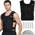 Adjustable Weighted Vest | 44LB Steel Plate Training Jacket