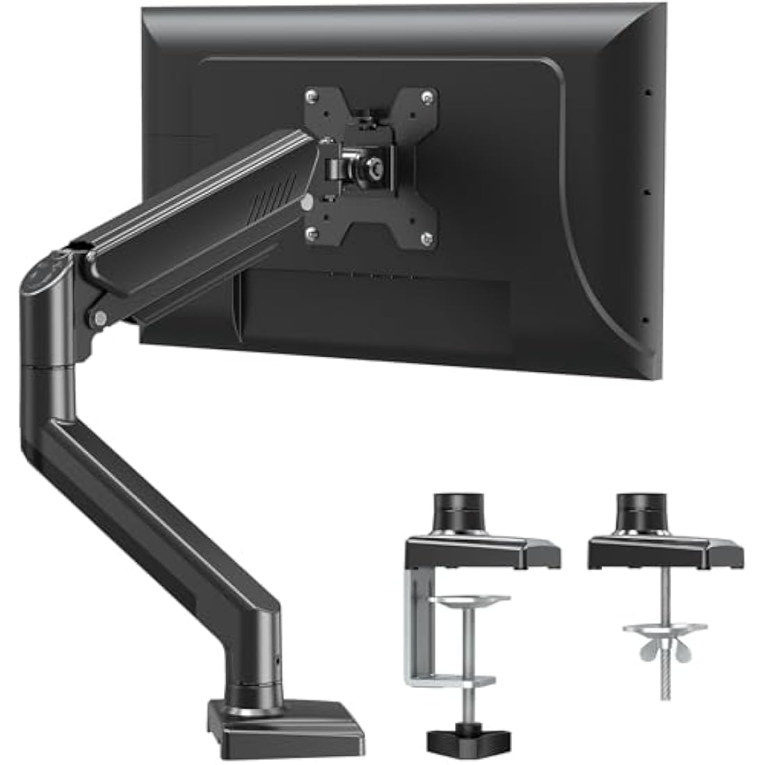 ELIVED Single Monitor Arm | Gas Spring Desk Mount for 13-32 Inch Screens