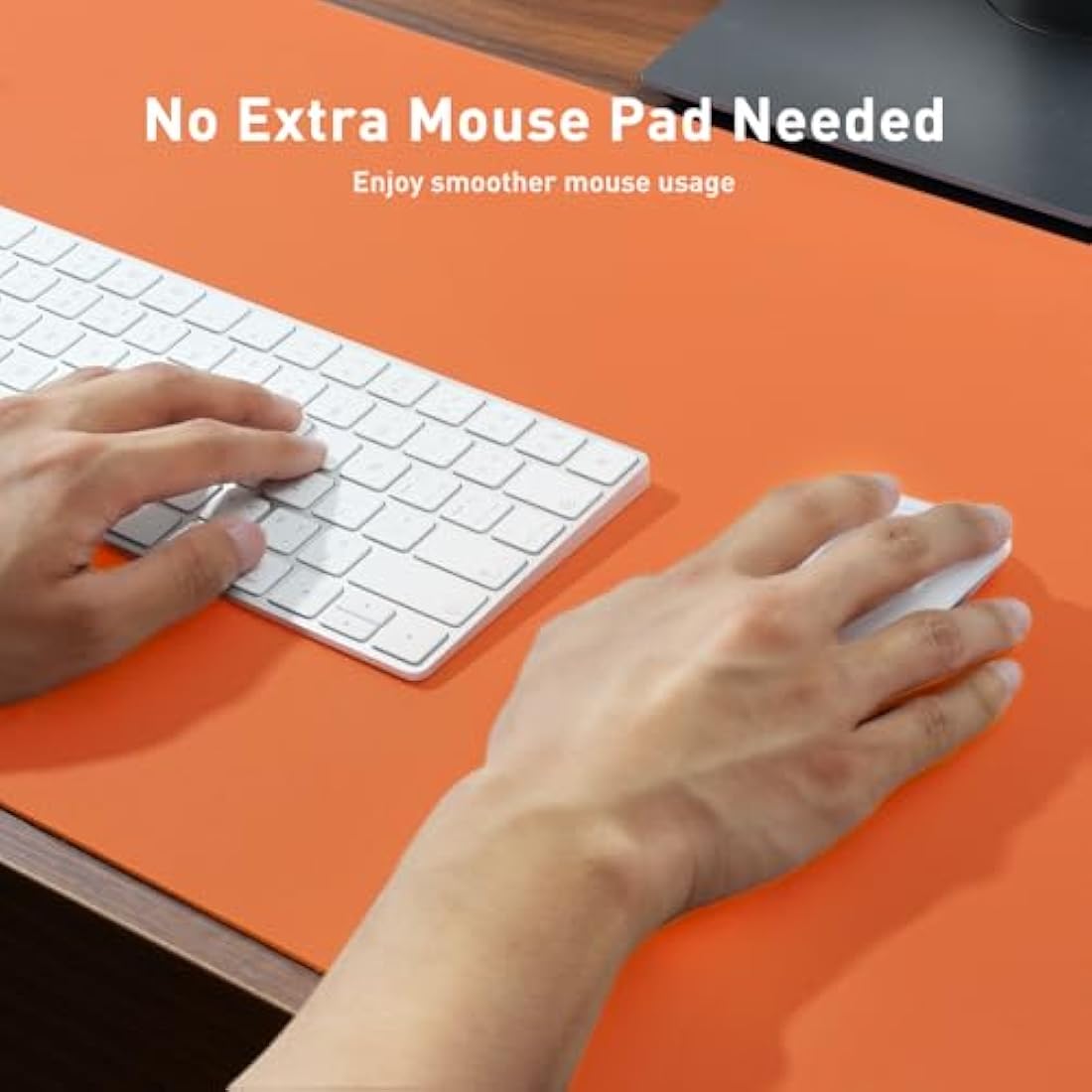 Aothia PU Leather Desk Mat – Non-Slip Waterproof Office Pad, 60x35cm