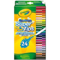 Crayola SuperTips Washable Markers – 24 Pack Premium Felt Tip Pens