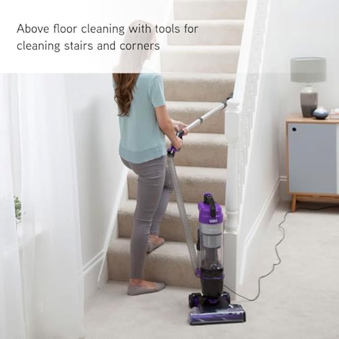Vax Mach Air Multi-Cyclonic Upright Vacuum Cleaner - 1.5L, Purple
