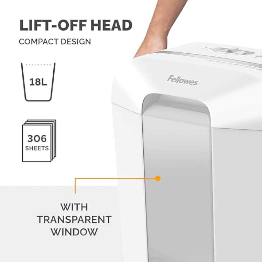 Fellowes Powershred LX70 Cross-Cut Paper Shredder - 11 Sheet, White