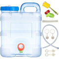 Sparkstarses 15L Water Container with Tap | Portable PC Camping Tank
