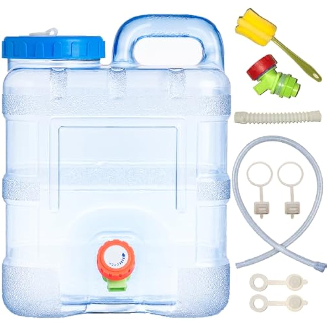 Sparkstarses 15L Water Container with Tap | Portable PC Camping Tank