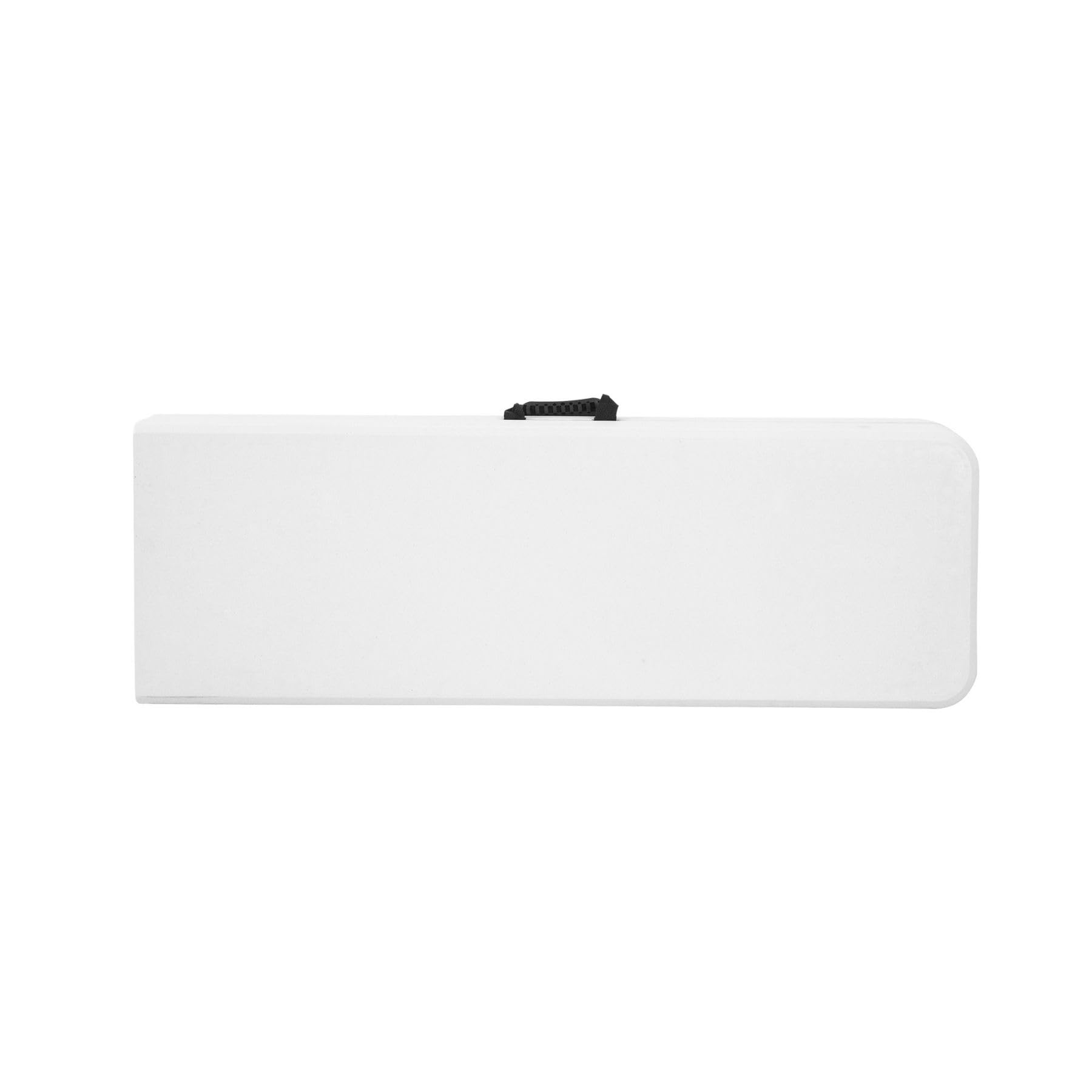 Home Source 6ft Folding Benches - Pair of Heavy Duty Portable White Seats