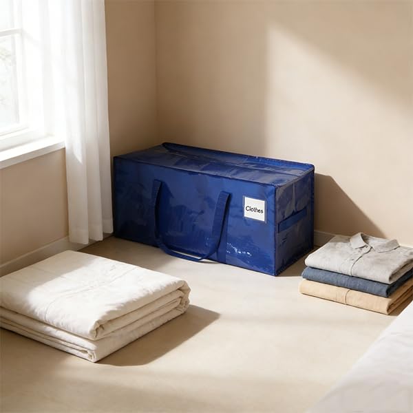 6 Pack Heavy Duty Moving Bags with Handles, Waterproof Foldable Storage Bags, Moving Boxes Large Strong - image 5