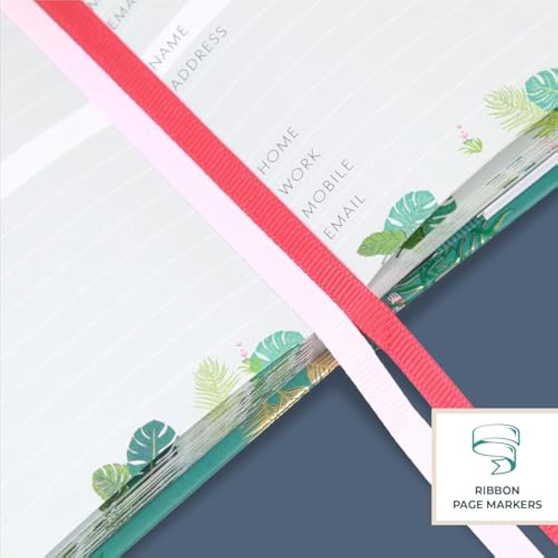 Boxclever Press Address Book – Hardcover Contact Organizer with Tabs