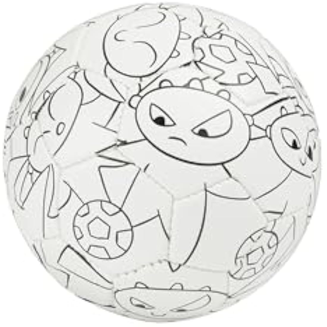 Mitre Scriball Ooodles Customizable Mini Football with 5 Coloring Pens