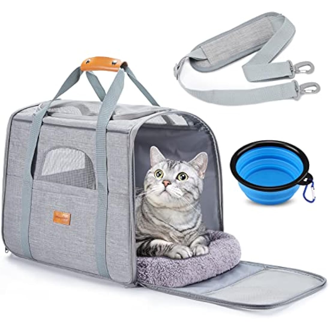 Morpilot Airline Approved Pet Carrier – Breathable Cat & Dog Travel Bag