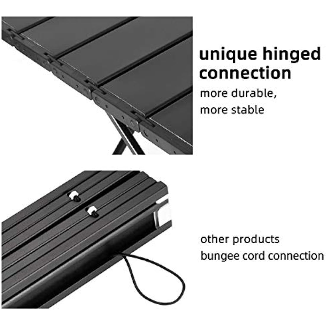 Rock Cloud Ultralight Aluminum Camping Table | Portable Folding Beach Table