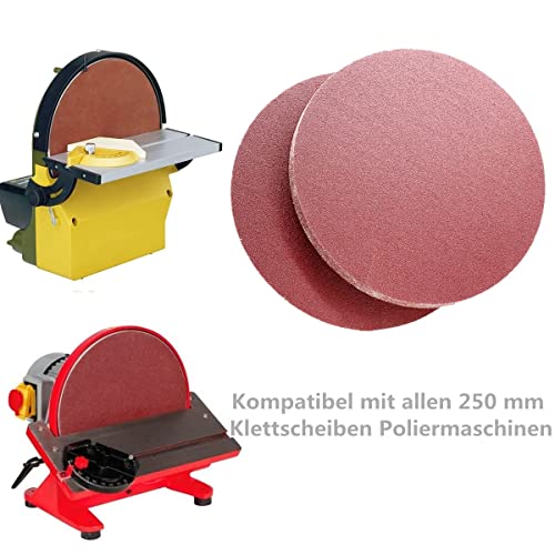 FEIHU 250mm Sanding Discs | 30 Pack Aluminium Oxide Grit Assortment