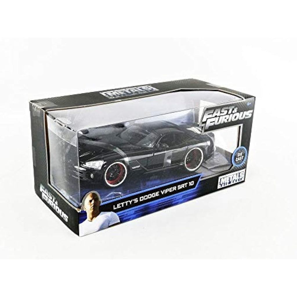 Jada Toys Dodge Viper SRT-10 Diecast Model Car - 1:24 Scale Black