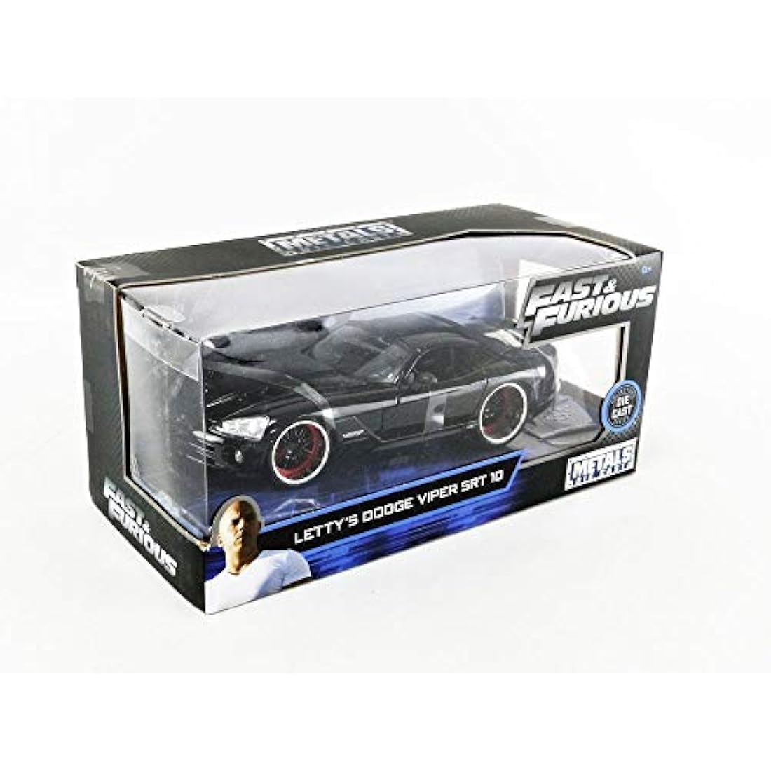 Jada Toys Dodge Viper SRT-10 Diecast Model Car - 1:24 Scale Black