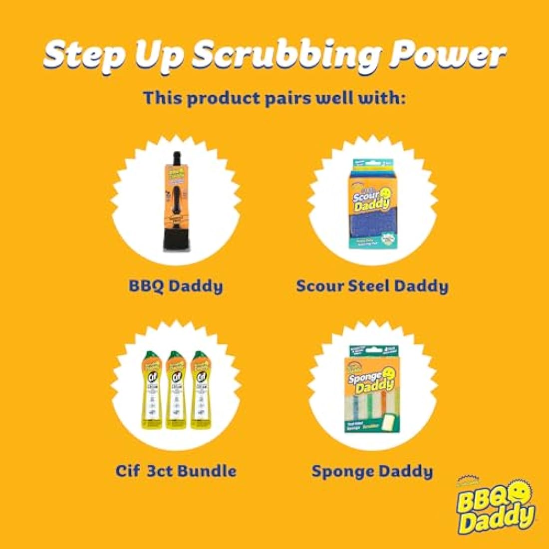 Scrub Daddy BBQ Daddy Replacement Head – Bristle Free Grill Brush