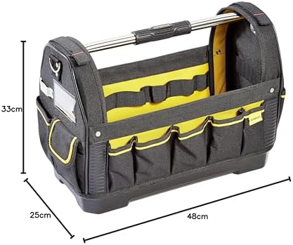 Stanley Fatmax Open Tote Bag – Heavy-Duty Tool Storage Work Organizer