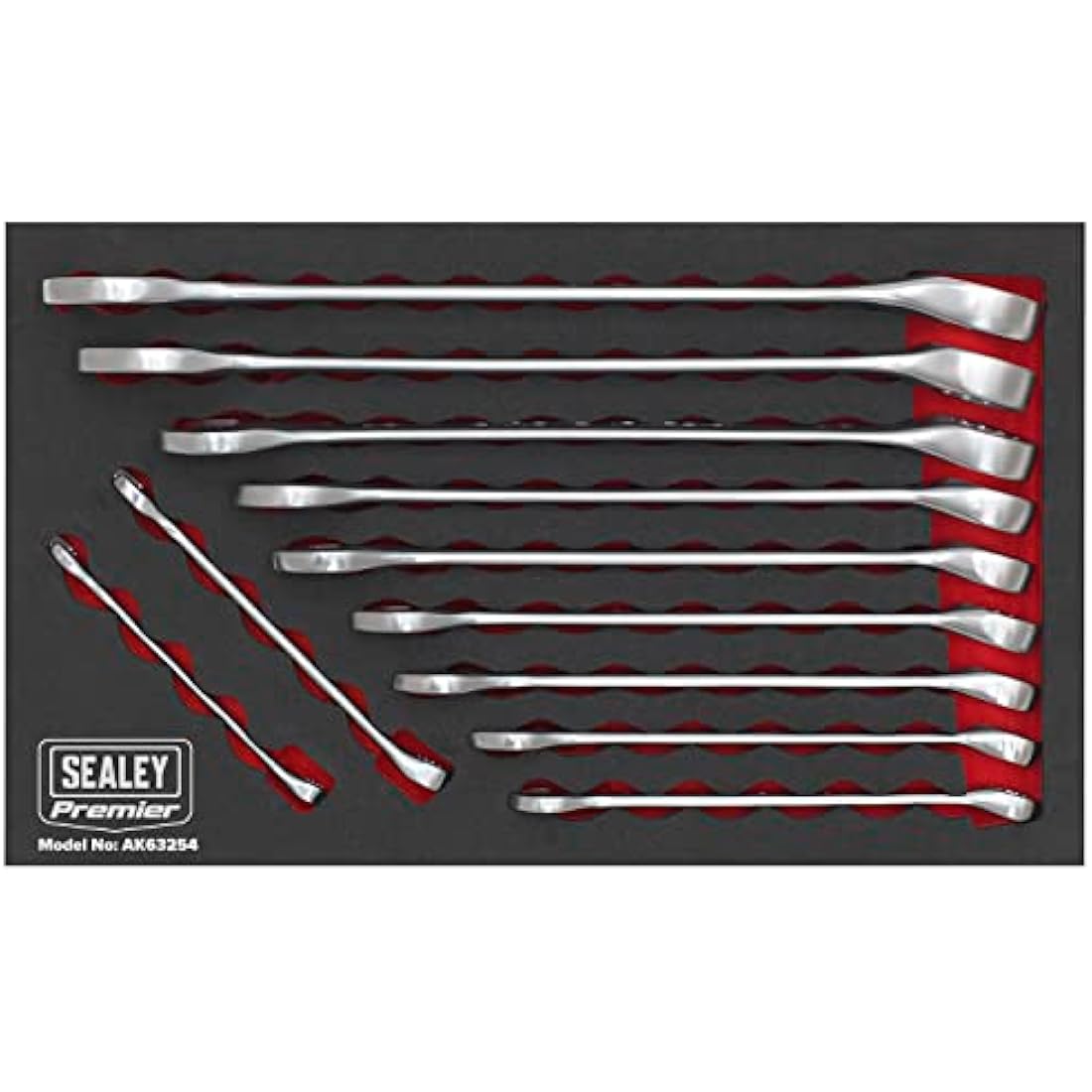 Sealey AK63254 11pc Imperial Combination Spanner Set | Chrome Vanadium