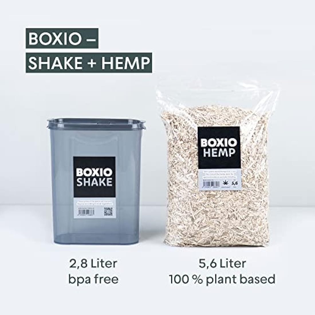 BOXIO Toilet UP Booster Seat | Mobile Separation Toilet Kit with Hemp Litter
