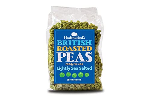 Hodmedod's Roasted Peas Lightly Salted - Vegan Plant Protein (4 x 300g)