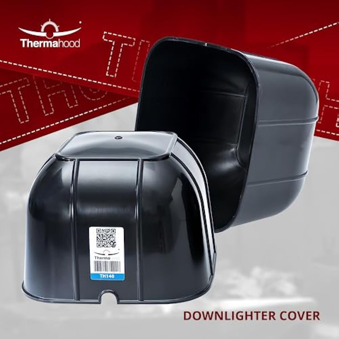 Thermahood Downlighter Covers | Fire Retardant Loft Insulation - 10 Pack