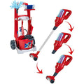 Theo Klein Vileda Broom Trolley & Upright Vacuum Cleaner Toy Set