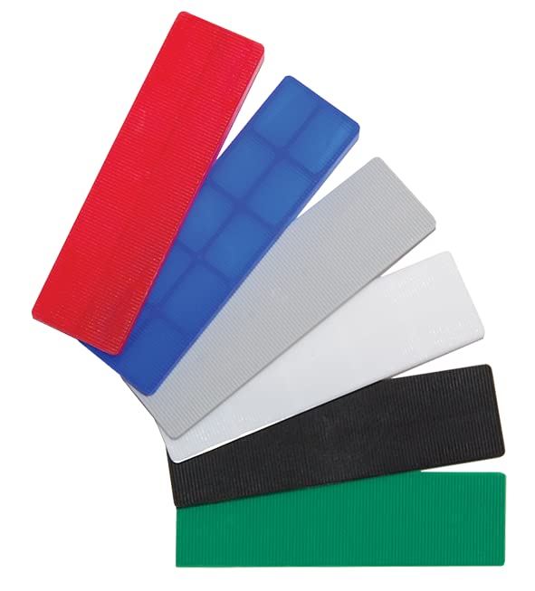 Jolof Store Window Glazing Flat Plastic Packers - 28x100mm Mixed 1000pk