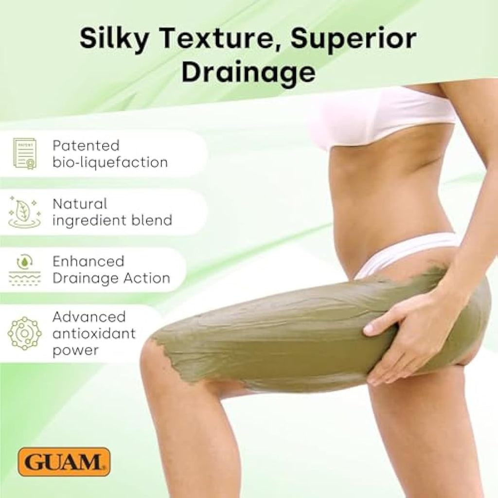 GUAM Dren Plus Seaweed Mud - Anti-Cellulite Body Mask for Firming (500g)