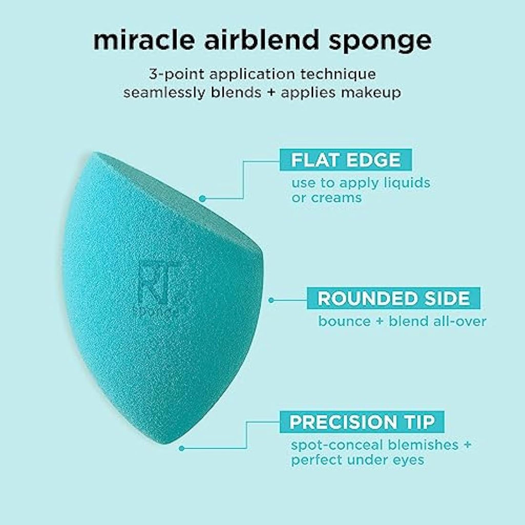 Real Techniques Miracle Airblend Sponge – Matte Finish Makeup Blender