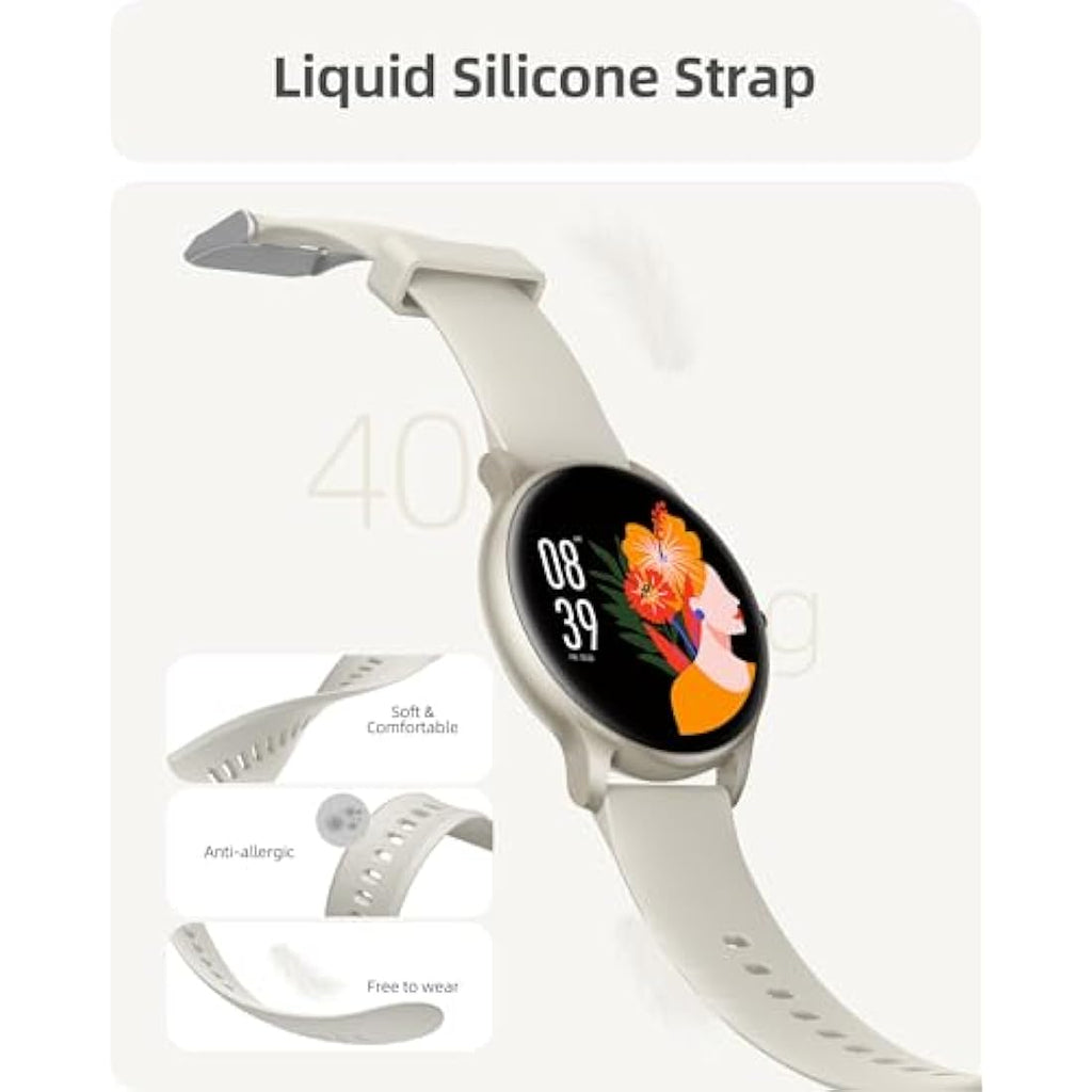 Parsonver Smart Watch with Bluetooth Calling | 100+ Sport Modes - Silver
