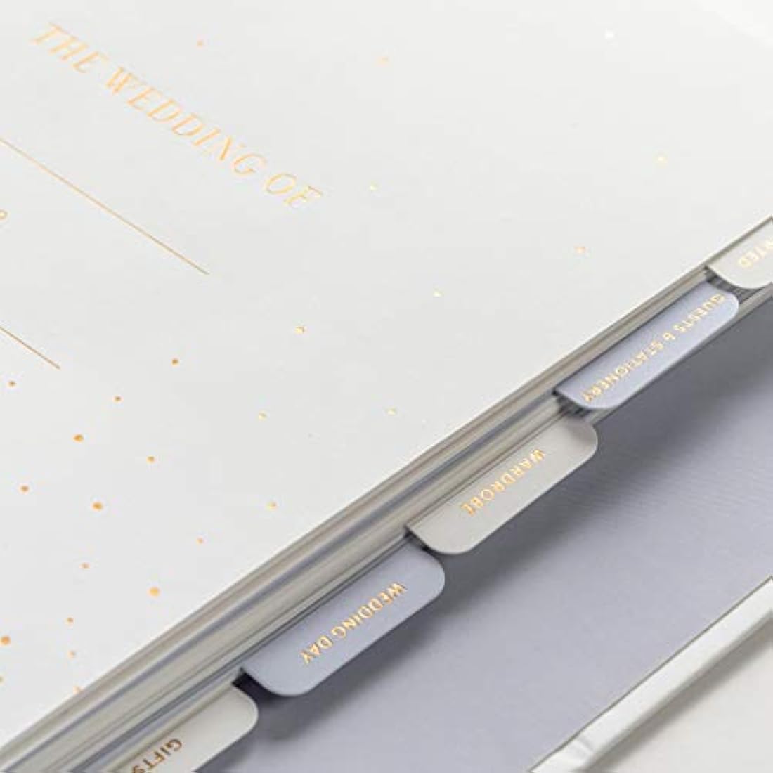 Busy B Wedding Planner – White & Gold Spiral-Bound Bridal Organiser