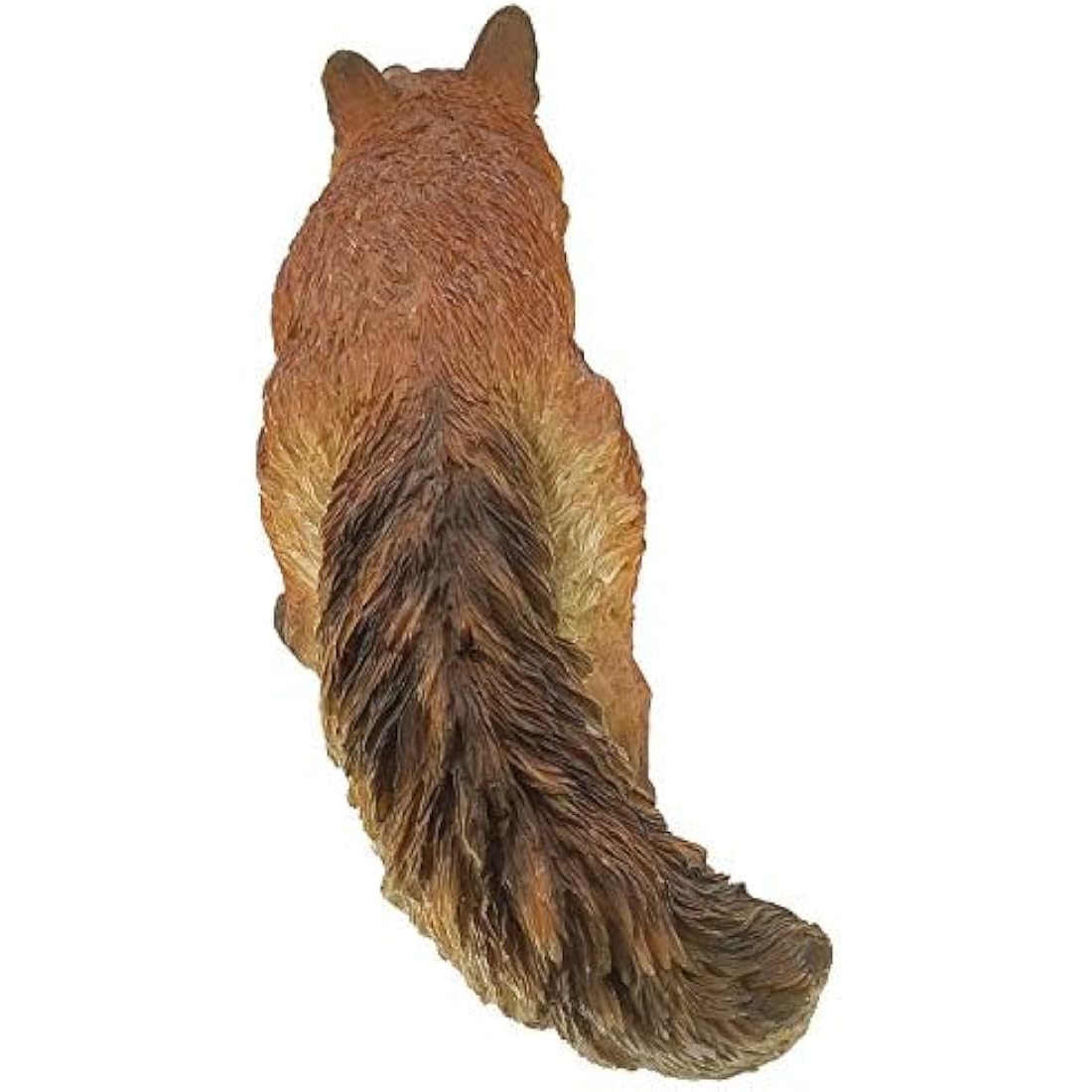 G&H Decor Realistic Sitting Fox Statue – Weatherproof Resin Garden Ornament