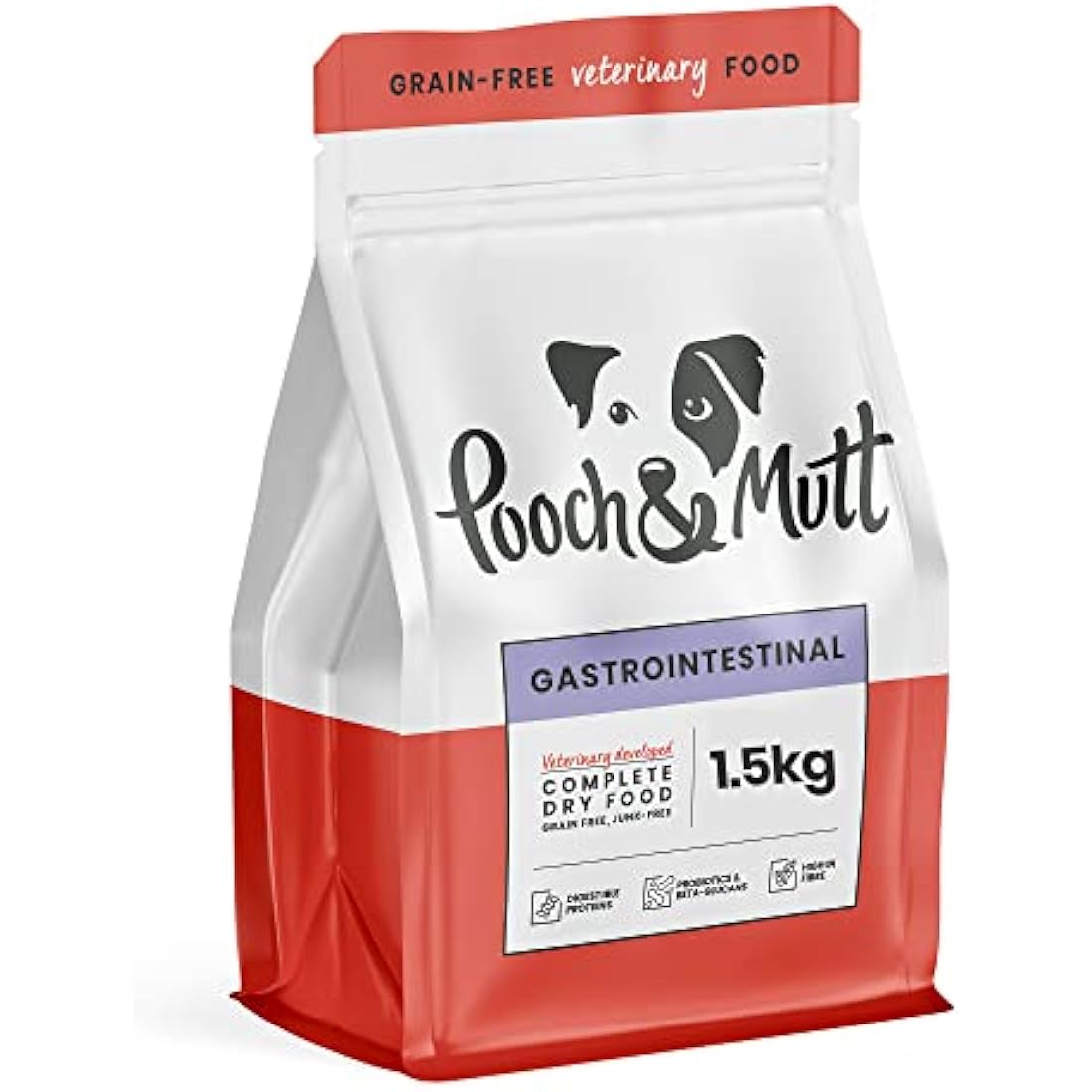 Pooch & Mutt Gastrointestinal Grain Free Veterinary Diet Dog Food - 1.5kg