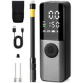GPUTEK Electric Bike Pump | 150PSI Portable Tire Inflator with Digital Gauge
