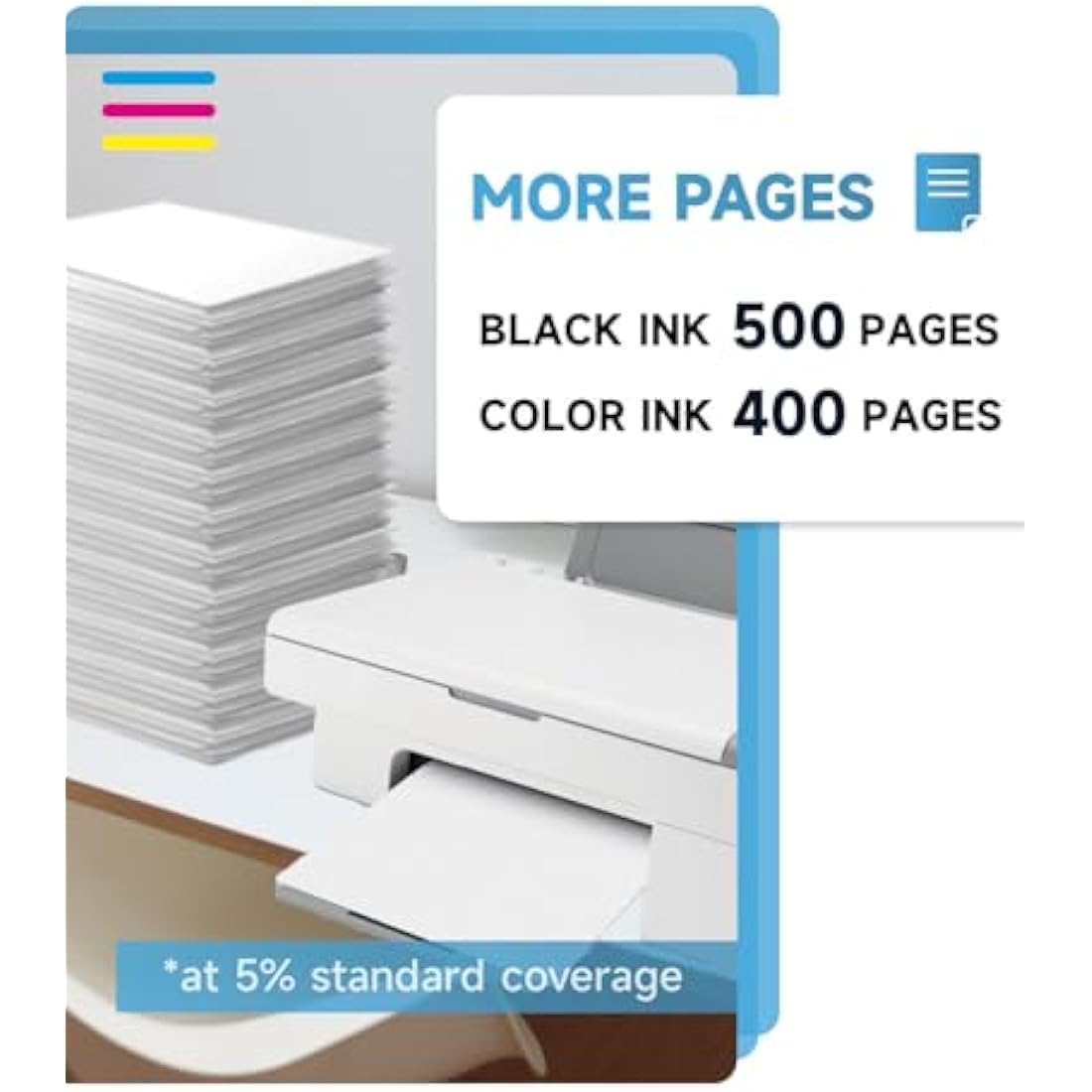 INKYEAH PG-575XL CL-576XL Ink Cartridges for Canon Pixma TS3550i TR4750i