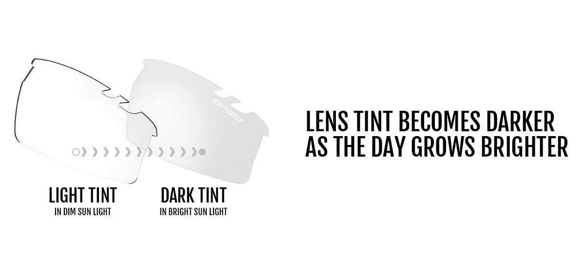 Tifosi Crit Photochromic Sport Sunglasses – Crystal Black Light Night