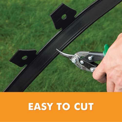 EasyFlex Tall Wall No-Dig Landscape Edging Kit - 90' Recycled Plastic