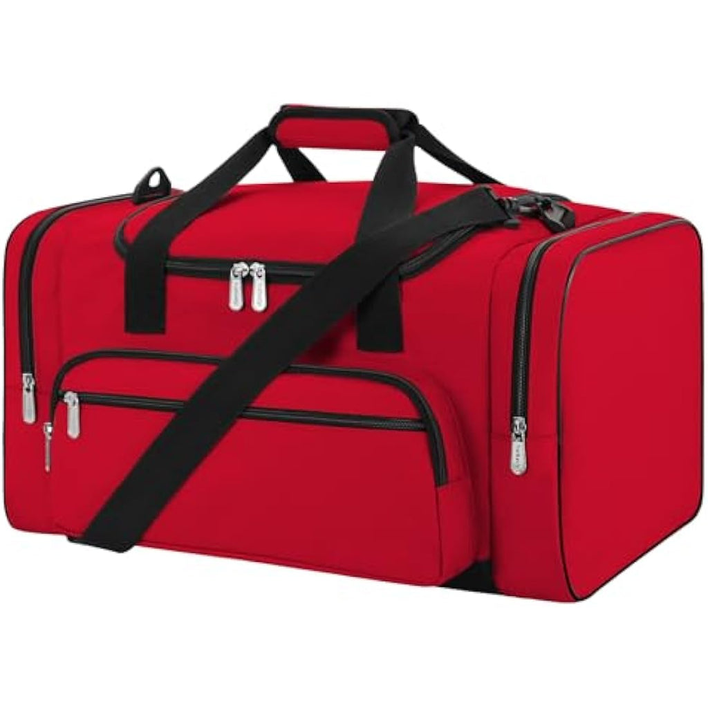 Sport Gym Duffle Bag | 40L Red Weekender Holdall