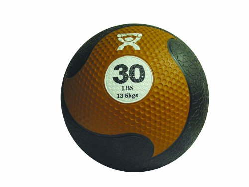 CanDo Medizinball aus Gummi – 13,6 kg Plyoball für Krafttraining